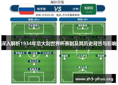 深入解析1934年意大利世界杯赛制及其历史背景与影响